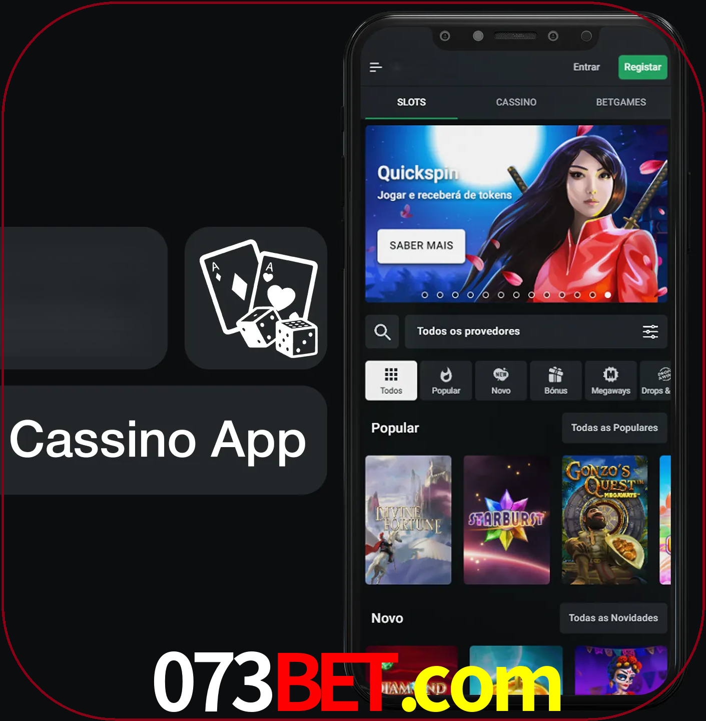 Jogue jogos de cassino e ganhe.